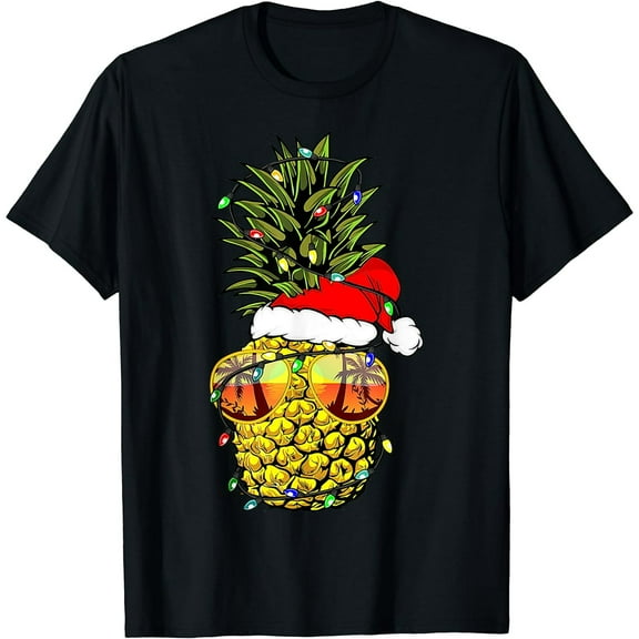 Pineapple Christmas Tree or Christmas in July Pineapple T-Shirt