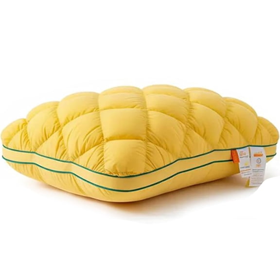 Pineapple Cloud-Like Pillow, Mellow Sleep Pillow Cloud Feel, Fluffy Pineapple Pillow with Balanced Support, Machine Washable Bedding