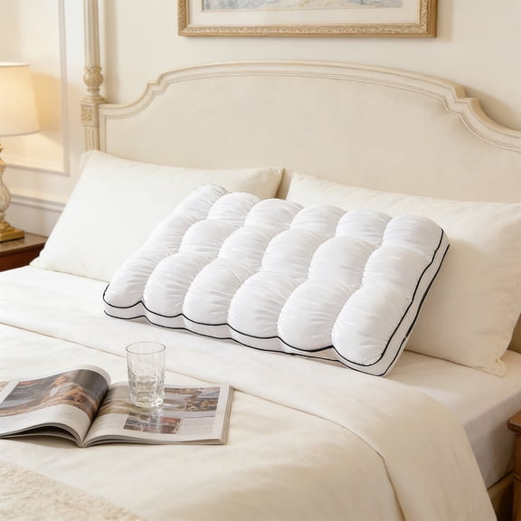 Pineapple Cloud-Like Pillow, Pineapple Pillow Balanced Softness & Support, Fluffy Soft Pineapple Pillows for Side & Back Sleepers