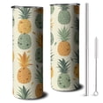 thumbnail image 1 of Pineapple Coffee Tumbler with Lid Straw Insulated Leakproof Cup Modern Tumbler 20 oz for Spring Summer Birthday Christmas, 1 of 7