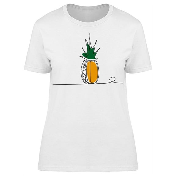 Pineapple Continuous Line Tee Women's -Image by Shutterstock