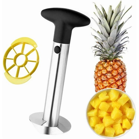 Pineapple Corer Slicer Cutter Peeler Stainless Steel Kitchen Easy Gadget Fruit