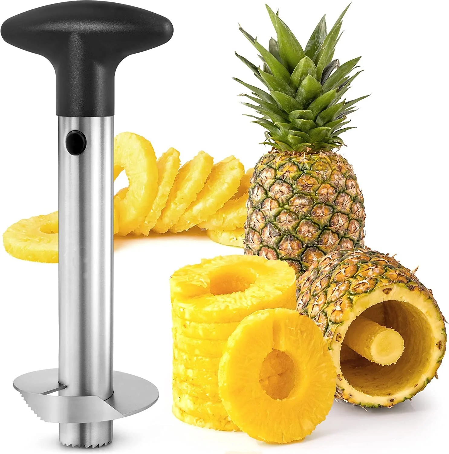 Pineapple Corer Slicer Peeler Kitchen Fruit Cutter Corer Remover Gadget Holiday Gift