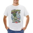 thumbnail image 1 of Pineapple Crunch Vintage T-shirt Mens Cotton Classic Crewneck Short Sleeve Tees Unisex White 4XL, 1 of 2