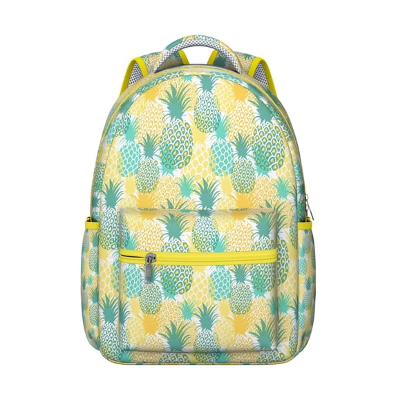 Pineapple Design College Backpack - Roomy & Fashionable, Perfect for Laptops & Textbooks, Great for Campus Life
