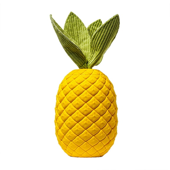 Pineapple Dog Toy Pineapple Dog Chew Toys For Aggressive Chewer | Natural Rubber Squeaky Indestructible Dog Chew Toys Tough Dog Puzzle Toys Dispensing For Small Medium Large Dog Dog Chew Puppy Dog for