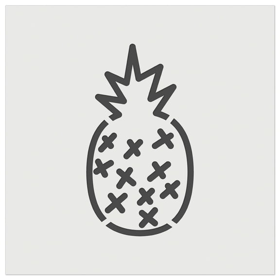 Pineapple Doodle DIY Cookie Wall Craft Stencil - 3.5 Inch