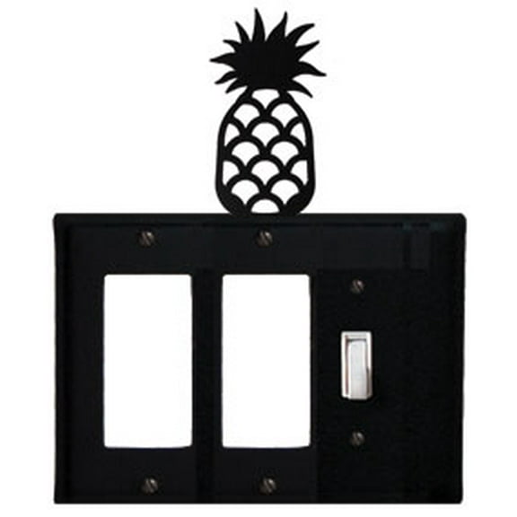 Pineapple Double GFI CUSTOM Product Single Switch Cover