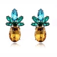 thumbnail image 1 of Pineapple Drop Earrings Oval Marquise Cubic Zirconia Women Ginger Lyne Collection, 1 of 5