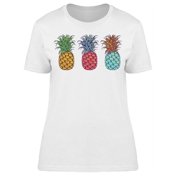 Pineapple Exotic T-Shirt Women -Image by Shutterstock, Female Small