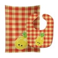 thumbnail image 1 of Pineapple Face Baby Bib & Burp Cloth, 1 of 1