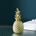 thumbnail image 1 of Pineapple Figurine – Modern Home Decor | Table Accent, Resin Sculpture, Hand-Painted Gold, Display Shelf Art | Contemporary Style | 5.9x2.2x2.2 in, 1 of 6
