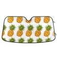 thumbnail image 1 of Pineapple Fruit Car Windshield Sun Shade Foldable Car Front Window Visor Heat and UV Protection 55x27.6, 1 of 8
