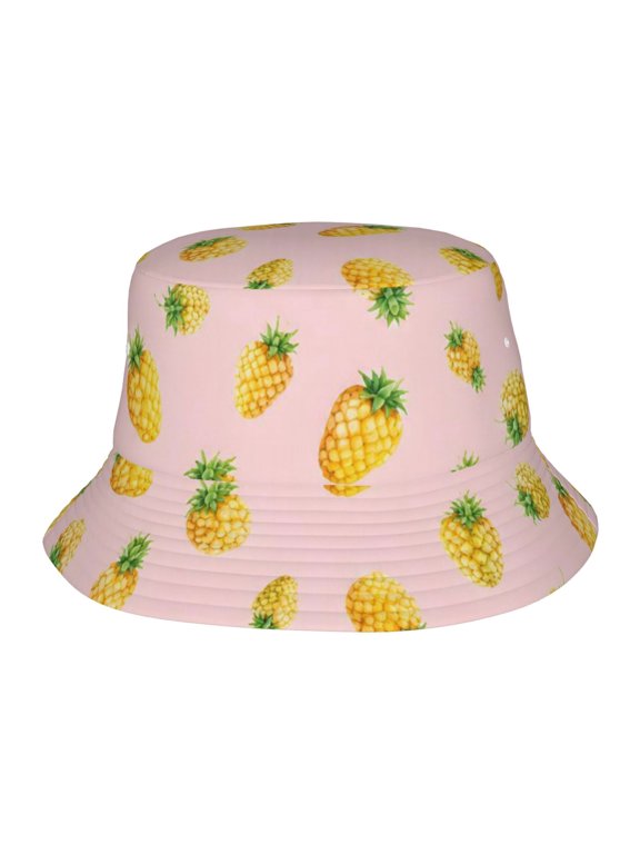 Pineapple Fruit Fisherman's Hat Casual and Breathable Sun Hat for Men and Women