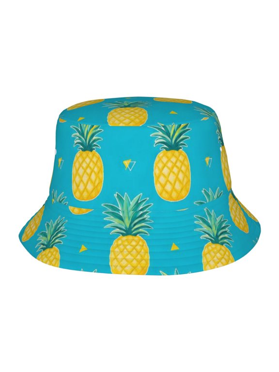 Pineapple Fruit Fisherman's Hat Casual and Breathable Sun Hat for Men and Women