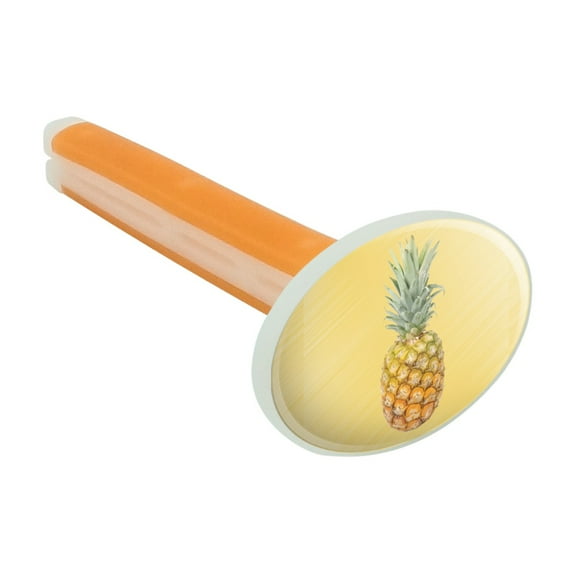 Pineapple Fruit on Yellow Tropical Background Car Air Freshener Vent Clip
