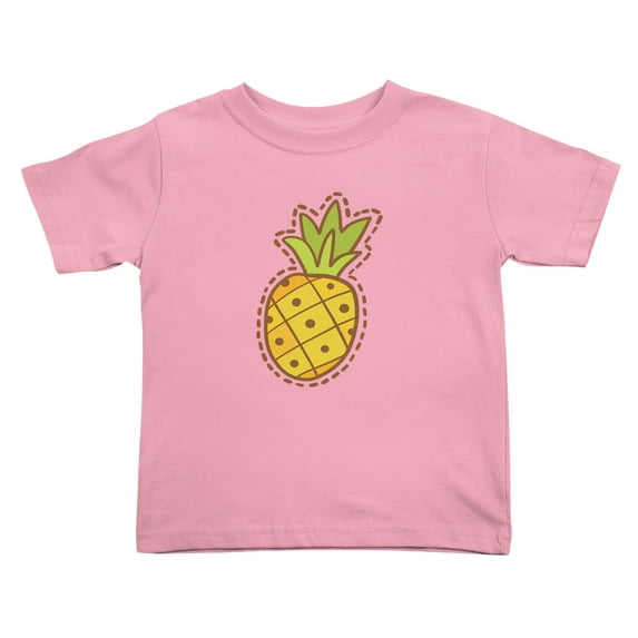 Pineapple Funny Toddler T Shirts for Boys Girls (Pink, Youth S)