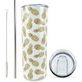 thumbnail image 1 of Pineapple Gifts for Women Men - Pineapple Tumbler Pineapple Cup with Lid and Straw - 20 Oz Stainless Steel Insulated Water Bottle - Travel Coffe Mug Birthday Chistmas Gift, 1 of 6