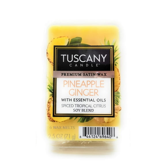 Pineapple Ginger 2.5oz Premium Satin Wax Melts