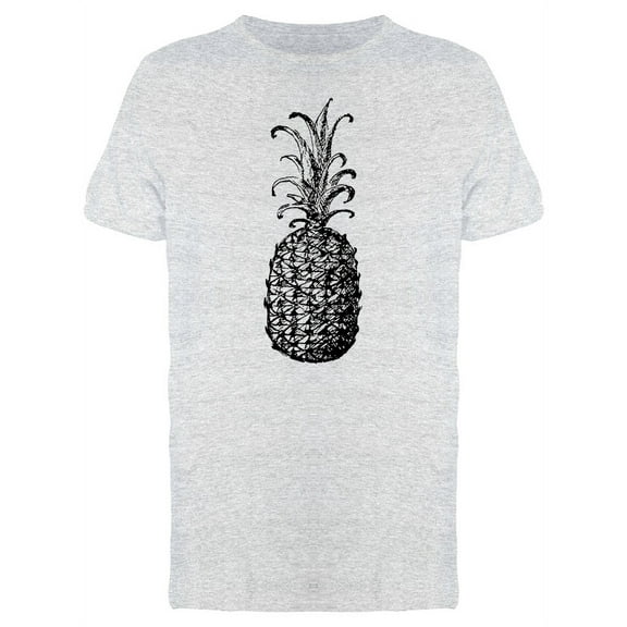 Pineapple Hand Drawn T-Shirt Men -Image by Shutterstock, Male Medium