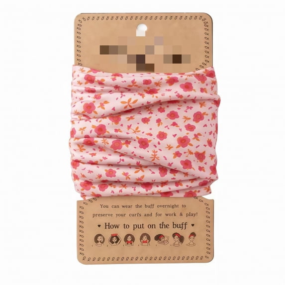 Pineapple Head Wrap for Curly Hair Women – Extra Wide Stretchy Sleep Scarf for Thick Curly & Coily Hair, Anti-Frizz Night Hair Wrap, Soft Breathable Pineapple Method Tube Headband