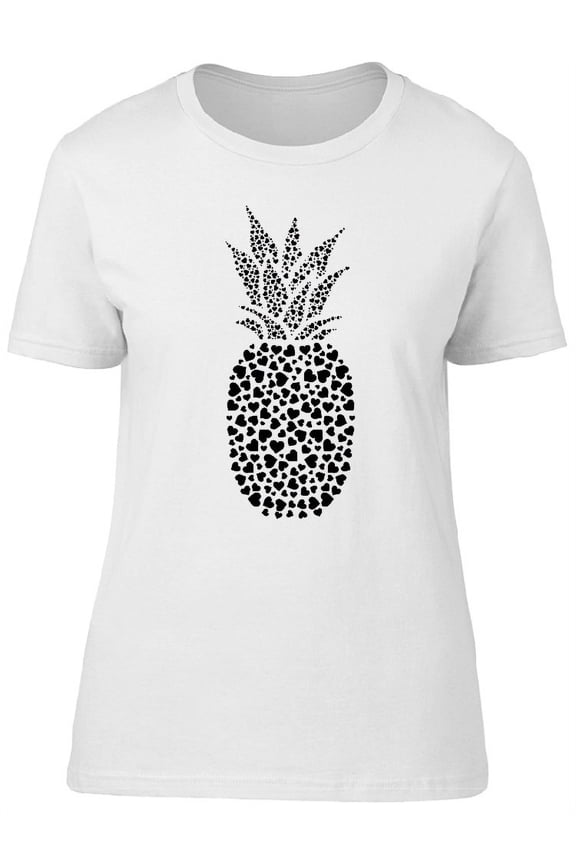 Pineapple Hearts T-Shirt Women -Image by Shutterstock, Female Small