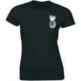 thumbnail image 1 of Pineapple Hipster Pocket Logo - Aloha Hawaiian Women's T-Shirt, 1 of 4