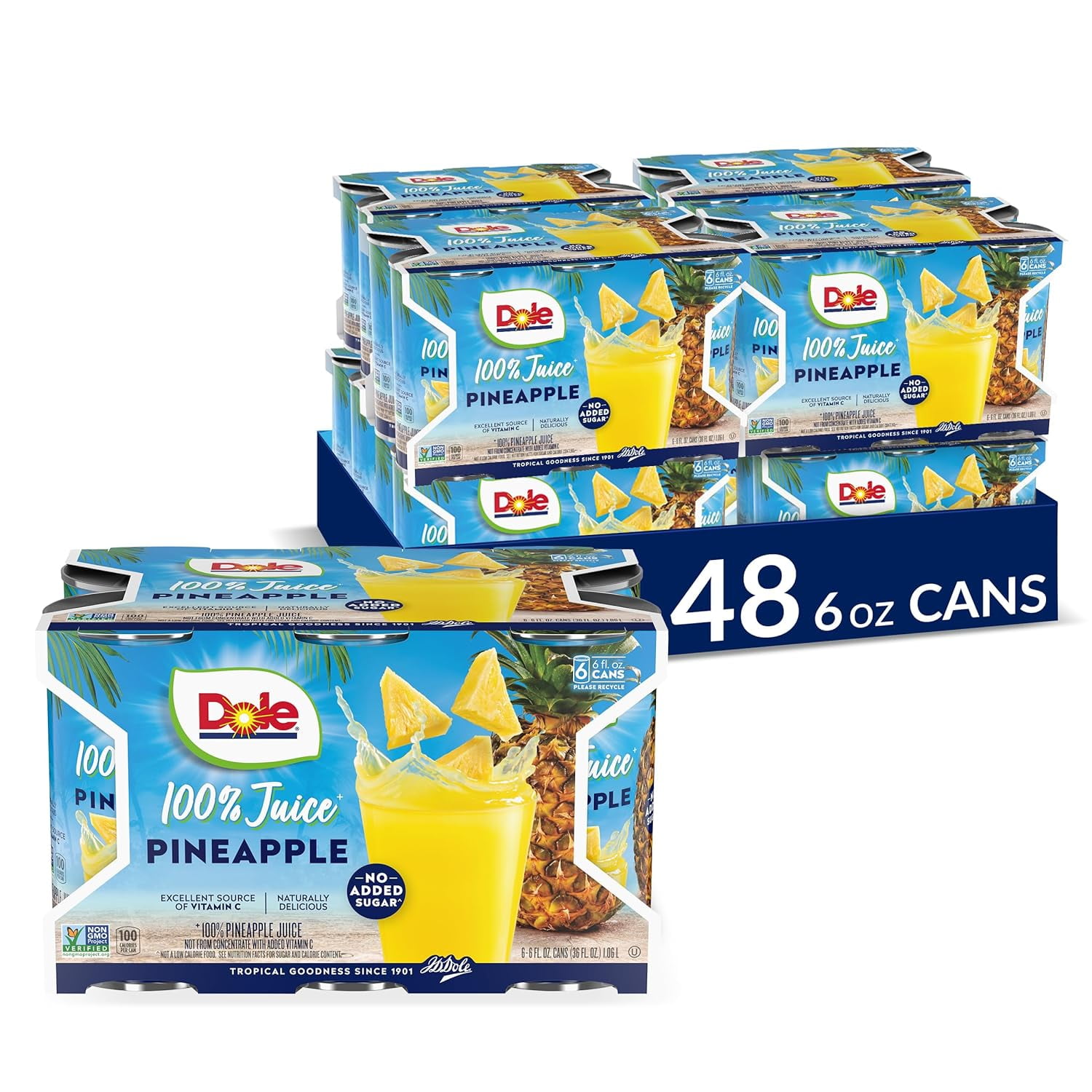 Pineapple Juice 100 Fruit Juice With Added Vitamin C 6 Fl Oz Pack fourth-of-july-the-orlando-way