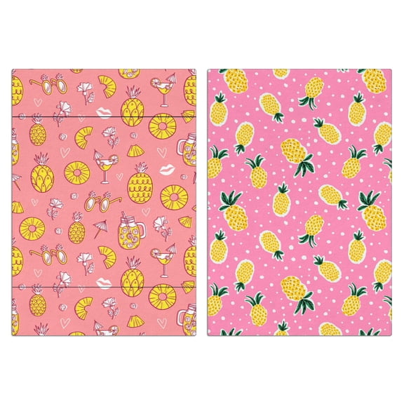 Pineapple Kitchen Towels Set of 2,Ultra Absorbent & Fast Drying Farmhouse Dish Towels 18x26 Inch, Decorative Hand Towels for Kitchen,Bathroom,Cooking,Baking,Housewarming Gift.