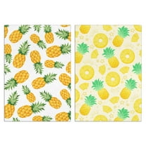 Pineapple Kitchen Towels Set of 2,Ultra Absorbent & Fast Drying Farmhouse Dish Towels 18x26 Inch, Decorative Hand Towels for Kitchen,Bathroom,Cooking,Baking,Housewarming Gift.