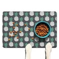 thumbnail image 1 of Pineapple Lover Dog Food Mat, Waterproof Absorbent Pet Feeding Mat with Exotic Tropical Fruit Print, Durable Non-Slip, Quick Dry, Easy Clean Mat for Dogs and Cats, 1 of 7