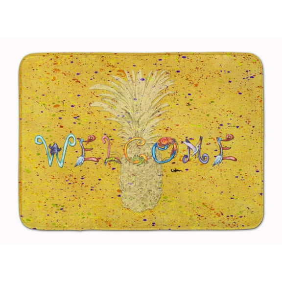 Pineapple Machine Washable Memory Foam Mat