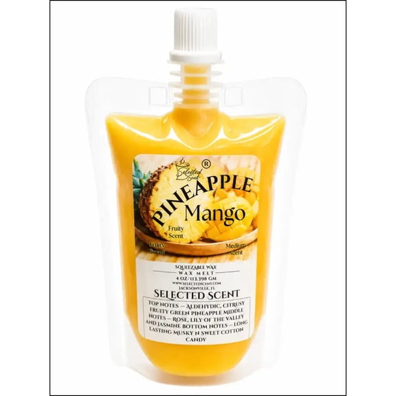 Pineapple Mango Squeezable Wax Melt Tropical Wax Melt For Warmer (4Ounces)