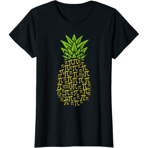 Pineapple Math Lover Teacher 3.14 Number Symbol T-Shirt