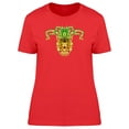 thumbnail image 1 of Pineapple Monster T-Shirt Women -Image by Shutterstock, Female x-Large, 1 of 2