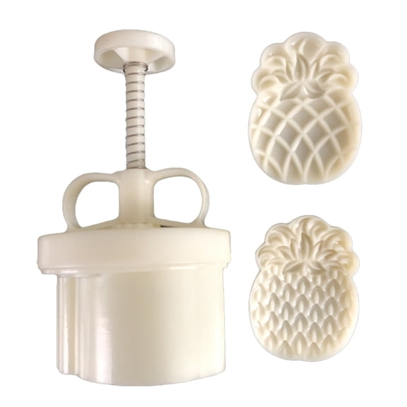 Pineapple Mooncake Mold 25/125g Mould Cutter Hand Pressure Baking Gadget for DIY Dessert Cutter Pastry Decoration Tool