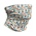 thumbnail image 1 of Pineapple Neck Gaiter, Tropical Fruit Pattern, Unisex, Apricot Sea Green, by Ambesonne, 1 of 3