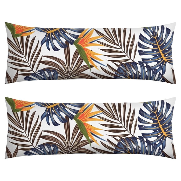 Pineapple Palm Pillow Cover Tropical Fruit & Frond Fusion, Fun Kawaii Style, Premium Velvet for Room, Playroom, or Dorm