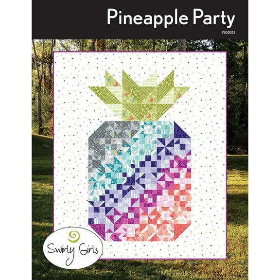Swirly Girls Design Pineapple Party Ptrn