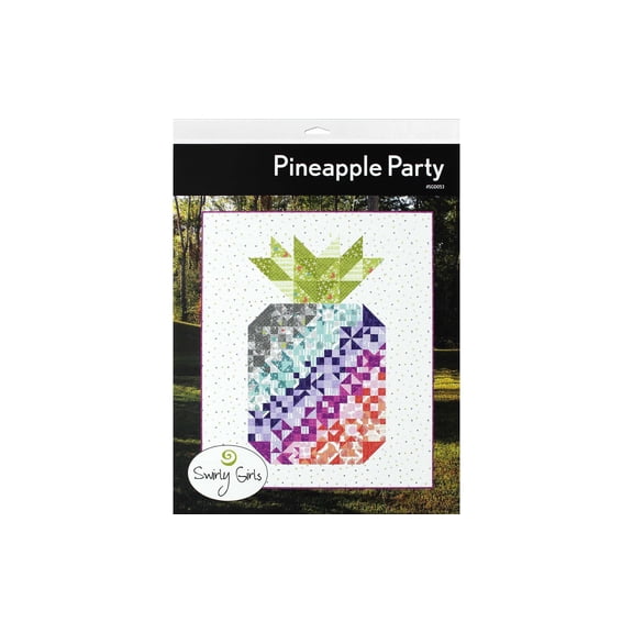 Swirly Girls Design Pineapple Party Ptrn