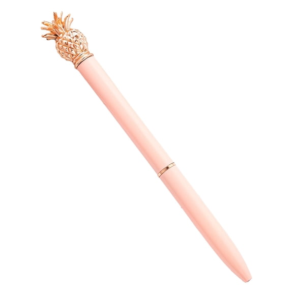 Pineapple Pattern Ballpoint Pen, Cute Cartoon Retractable Ball Pen, Creative Portable Writing Pen for Students, Office & Gift