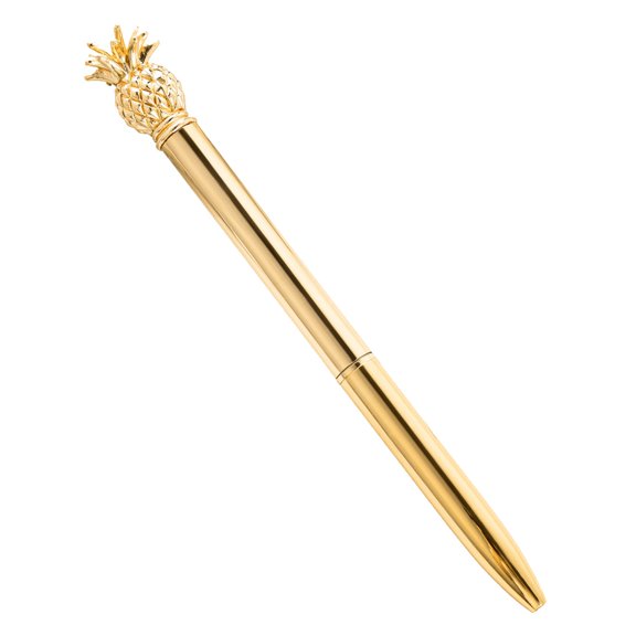 Pineapple Pattern Ballpoint Pen, Cute Cartoon Retractable Ball Pen, Creative Portable Writing Pen for Students, Office & Gift