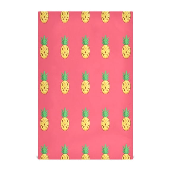Pineapple Pattern Design Kitchen Towels Dishcloth Decorative Waffle Towels Multi Use Tea Towel Dish Cloths 28x18in