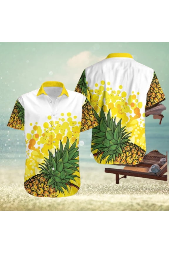 Pineapple Pattern Hawaiian Shirt