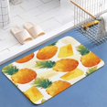thumbnail image 1 of Pineapple Pattern Orange Yellow Diatomite Bath Mats Bathroom Absorbent Anti Slip Floor Mat Foot Carpet Quick Dry Shower Toilet Rug Doormat Washable, 1 of 5