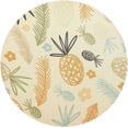 thumbnail image 1 of Pineapple Pattern Placemats Round Table Mats Non-Slip Washable Heat Resistant Kitchen Place Mat for Home Dining Coffee Tabletop (6PCS) Home Decor, 1 of 7