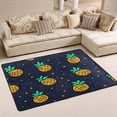 thumbnail image 1 of Pineapple Pattern Soft Polyester Area Rug 36''x24'', Non Slip, Memory Foam, Water Absorbent, 1 of 7