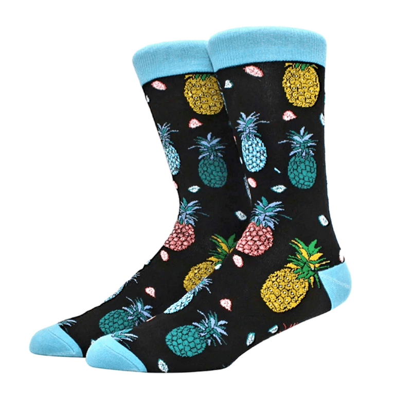Pineapple Patterned Socks from the Sock Panda Adult Large