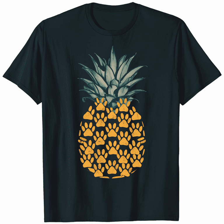 Cute Dog Paw Pineapple Tshirt Cute Dog Paw Pineapple Tshirt