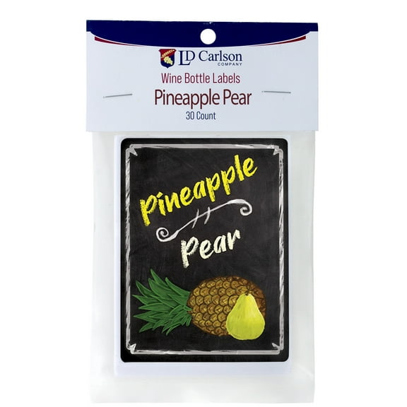 Pineapple Pear Wine Labels 30/Pack Mist Collection